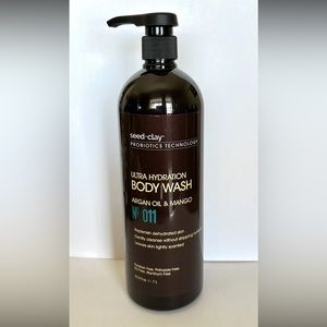 Seed & Clay ~ Argan Oil & Mango Ultra Hydrating Body Wash 33.8 fl oz